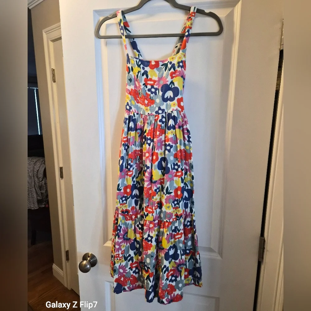 Hanna Andersson, Girls Bright Floral Summer Dress, Size 12Y - Picture 1 of 4